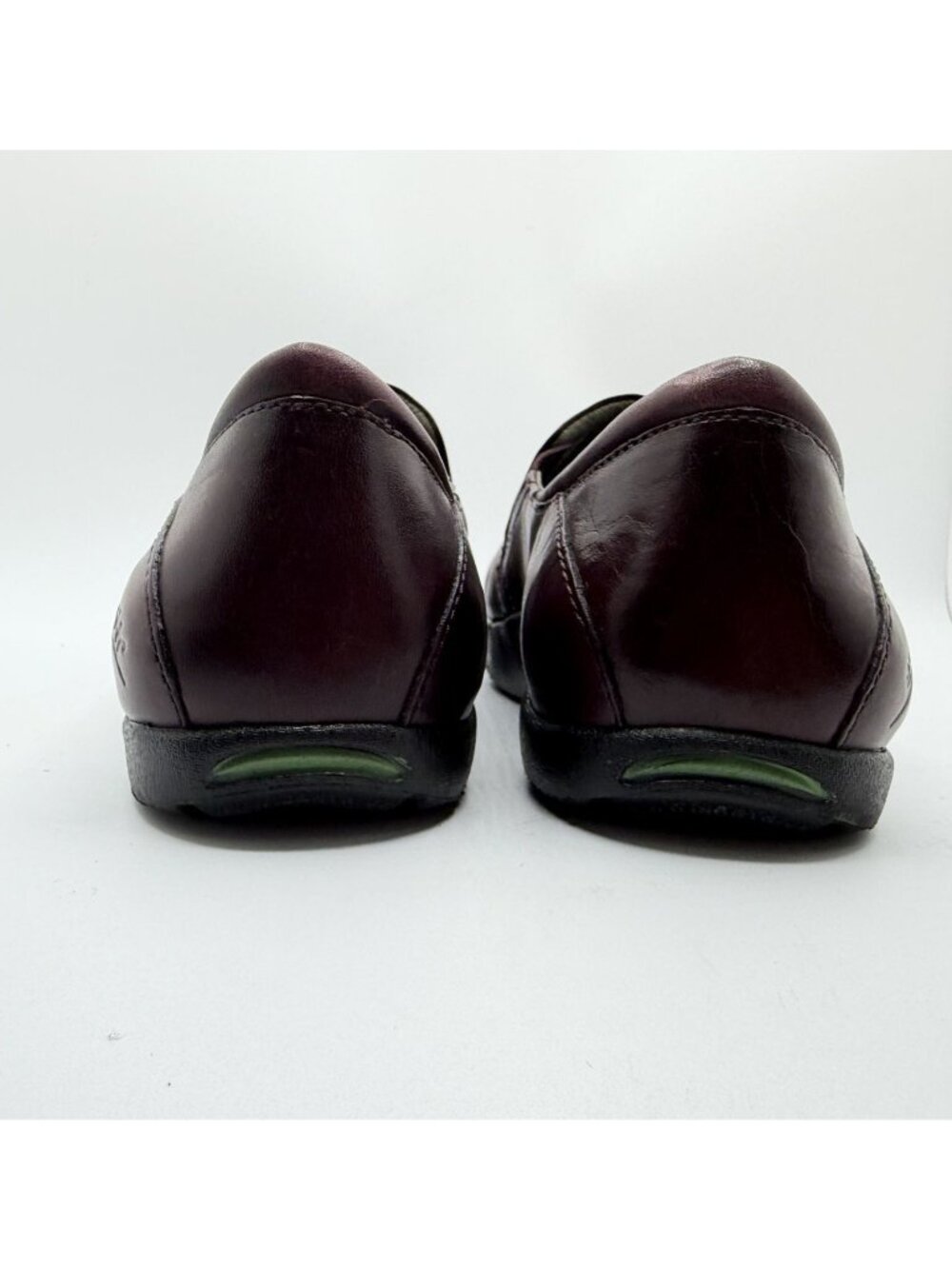 Earth Origins Loafers Women Size 5B Leather Plum Preppy Minimalist Work Shoes - Picture 10 of 13